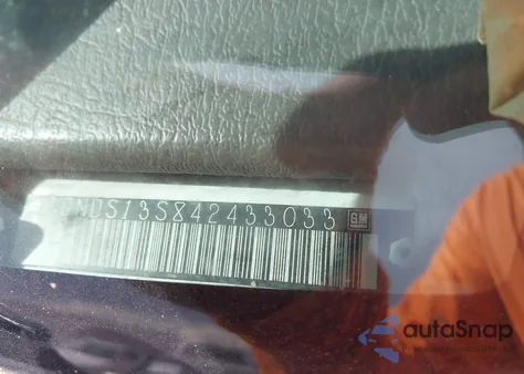 2004 Chevrolet Trailblazer Ls from USA, damaged, VIN 1GNDS13S842433033